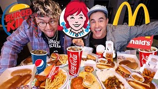We Bought 1 Item From EVERY Fast Food Restaurant in Our City