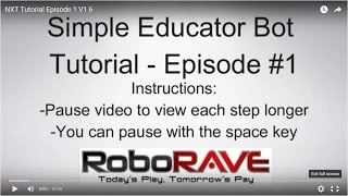 NXT Tutorial Episode 1 V1 6
