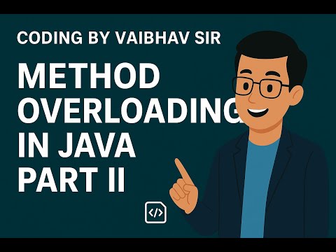 Method overloading part || #method  #overloading  in java | compile time #polymorphism in java