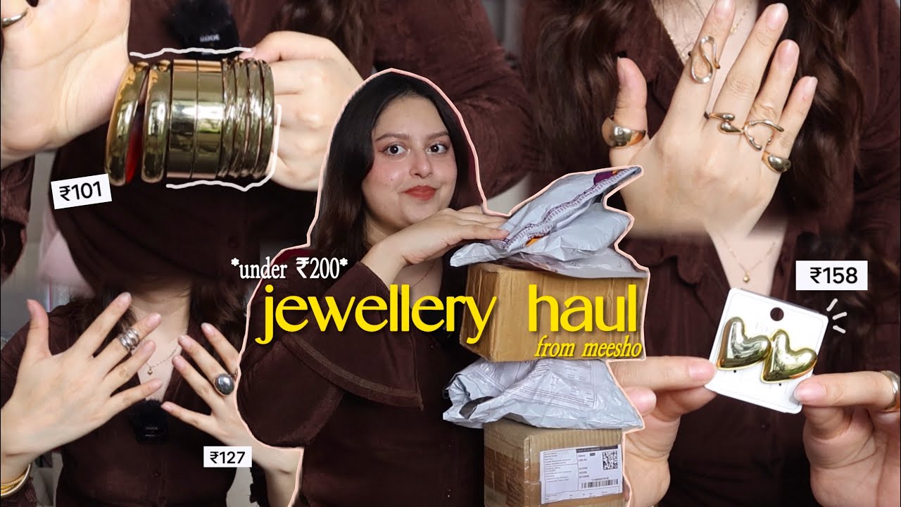 My Favourite Meesho Jewellery Haul So Far *Starting at Just ₹101*