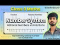 Rational Number Vs Fraction 🔥🎓|Class9 Number system 😊| Representing Rational number on number line🔥