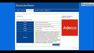 Online Job Portal Php Project