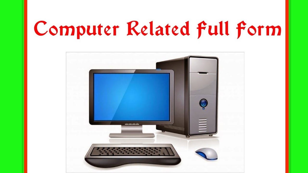 Computer Related Full Forma To Z Abbreviationsday 2