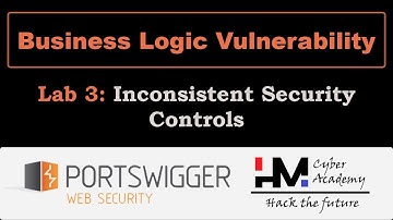 Business Logic 3 | Inconsistent Security Controls #portswigger