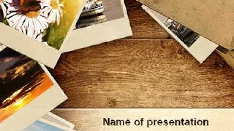 Summer Memories Photo PowerPoint Template by PoweredTemplate.com