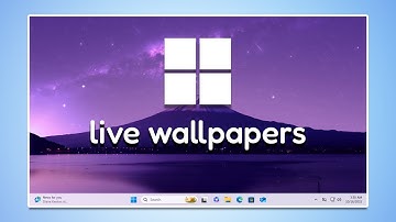 Windows 11 Is Finally Getting Official Live Wallpapers!