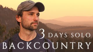 3 Day Solo Backcountry Camping Trip