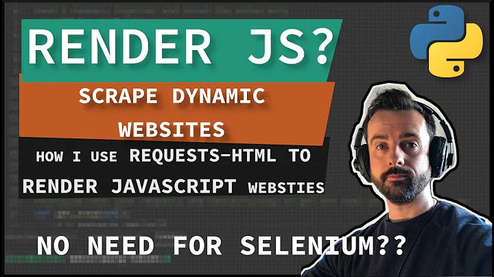 How I Scrape JAVASCRIPT websites with Python