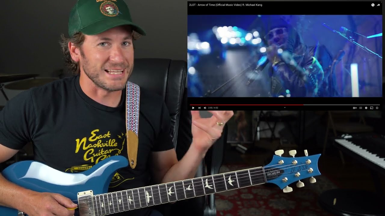 Guitar Teacher REACTS: 2ŁØT ft. Michael Kang "Arrow Of Time"