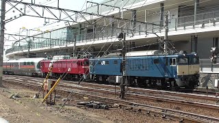 2021年3月26日 電気機関車 EF81 139 返却回送、「カシオペア クルーズ」 電気機関車EF64 1030 + EF81 80 (重連)+ E26系客車 JR高崎駅