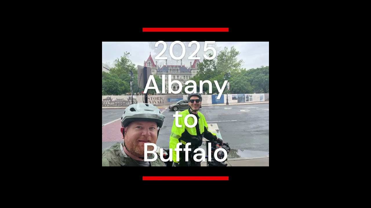 2025 Erie Canal trail from Albany to Buffalo. 