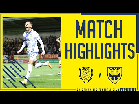 Burton Oxford Utd Goals And Highlights