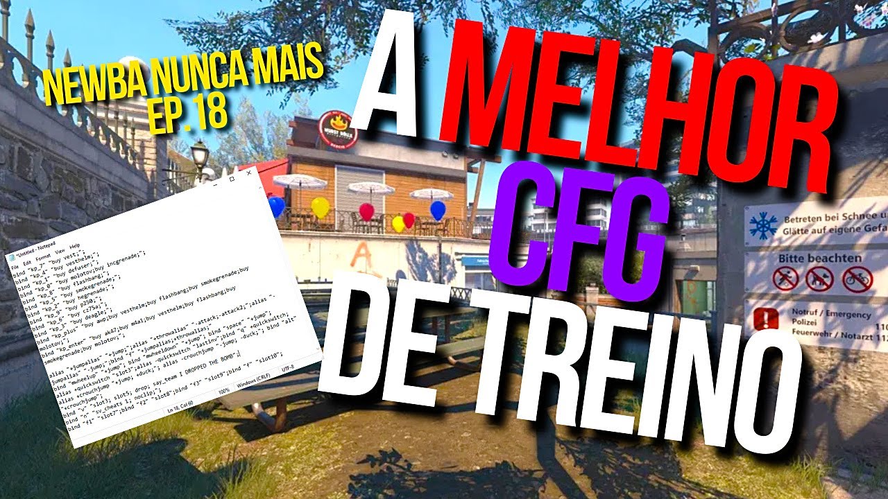 A MELHOR CFG DE TREINO! - NEWBA NUNCA MAIS EP.18