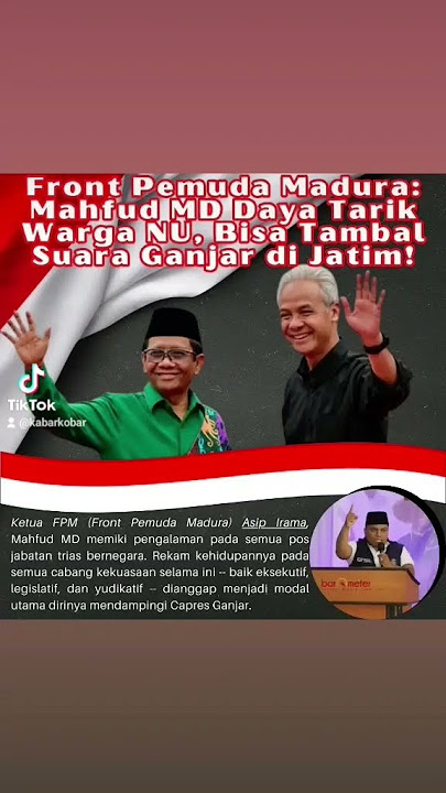 Ganjar - Mahfud untuk Indonesia Jaya