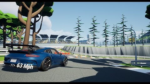 Ue5 vehicle - Free download racetrack and car model with driver.