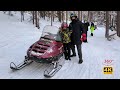 360 Панорамное 4К Видео. Хибины: гонки на снегоходе | зима 2024.