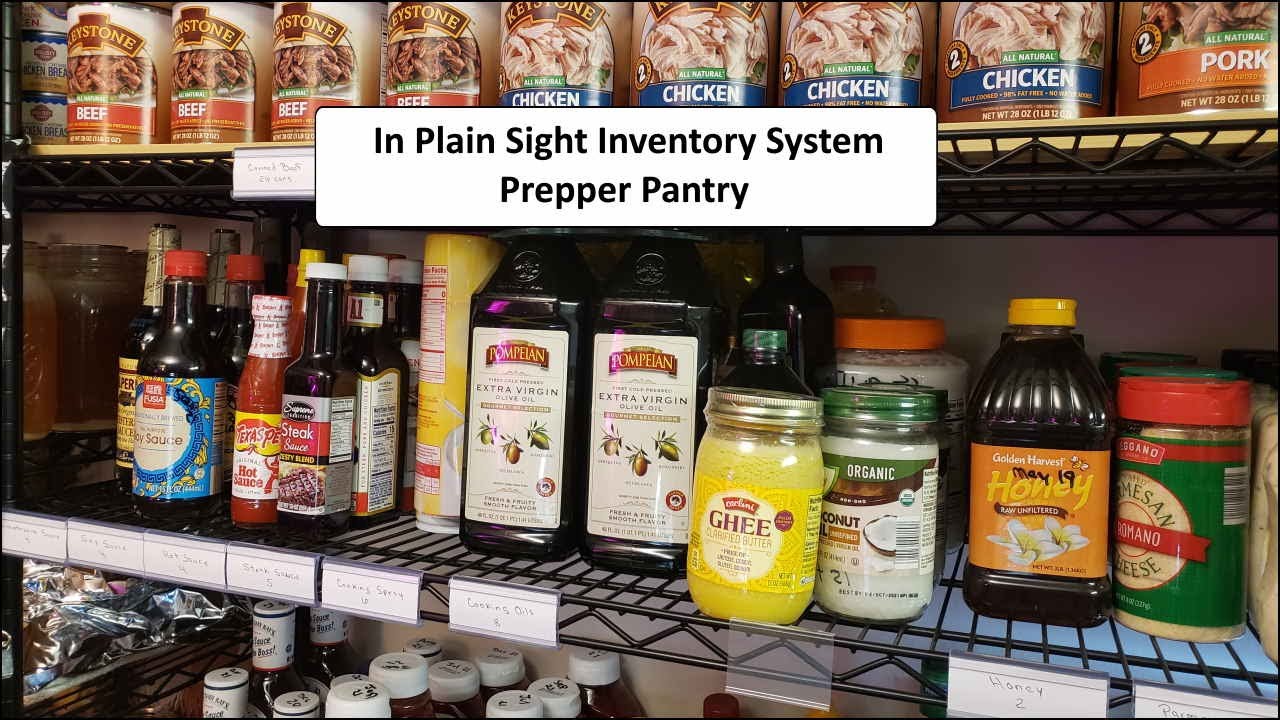 Prepper Pantry - In Plain Sight Inventory System - YouTube