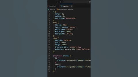 How to Create 3D Rotation Animation in HTML and CSS | Easy Tutorial for Beginners  #easycoder