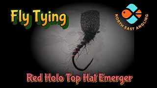 Tying the Red Holo Top Hat. Easy tie, big results.