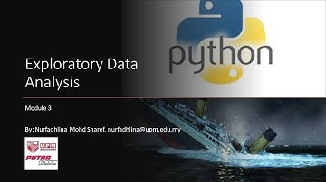 PutraMOOC || Data Analytics: Exploratory Data Analysis (EDA) demo compilation