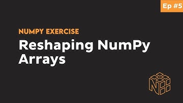 How to Reshape NumPy Arrays - Beginner Python NumPy Exercises #5