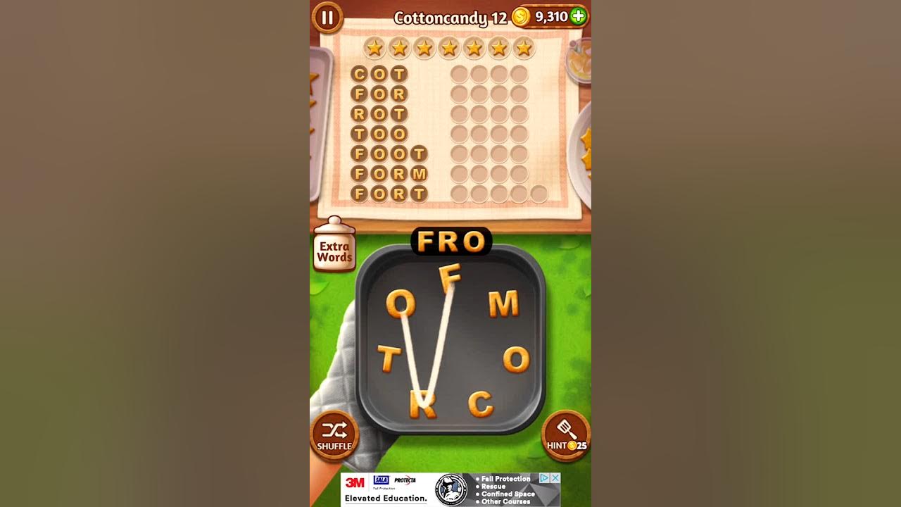 Word Cookies Cottoncandy 12 Word Cookies Answers YouTube