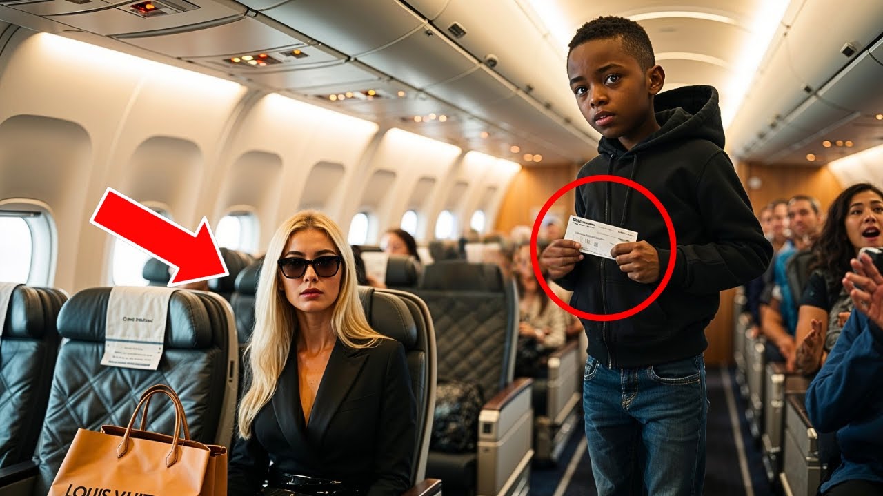 Femme Blanche Prend Le Siège D’Un Garçon Noir – Et Découvre Qu’Il Est Fils Du Patron De La COMPAGNIE
