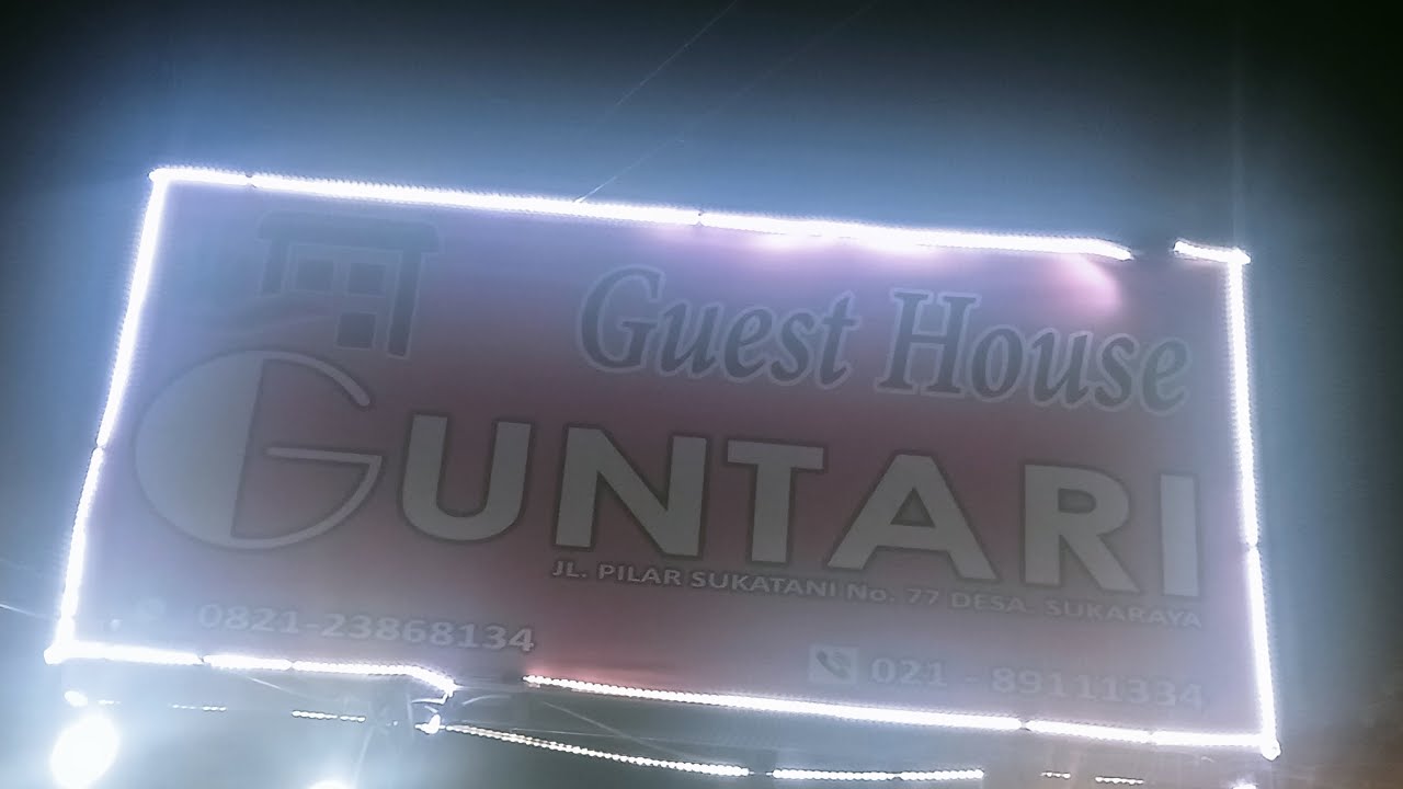 Guest House Guntari Cikarang Utara Kab. Bekasi.