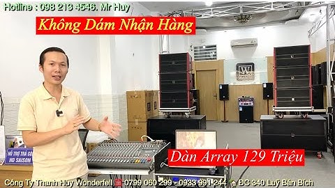 Không Nhận Đơn “ Dàn Array AD 129 Triệu “ Mẫu Mới Nhất 2022. LH 0799060399