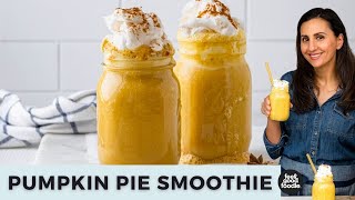 PUMPKIN PIE SMOOTHIE | 5 Ingredients / 18g protein