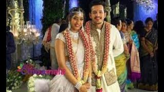 Akhil akkineni and Shriya bhupal engagement pics