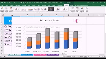 How to make a 3D Stacked Column Chart in Excel 2016