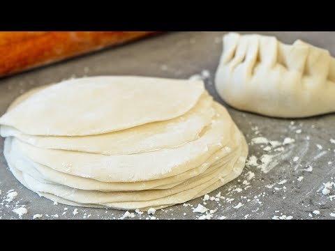 Video: Dough For Dumplings Without Eggs - A Step By Step Recipe With A Photo