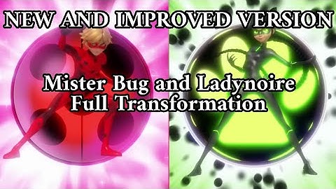 (NEW/UPDATED VERSION) Mister Bug and Ladynoire | Unofficial Transformation