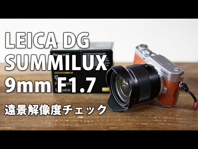 LEICA DG SUMMILUX 9mm F1.7 ASPH. Review Part 1. Distant Resolution