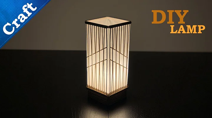 Do it yourself Ice Cream Sticks Lamp || Barbecue Sticks