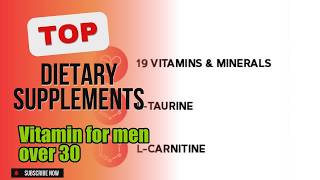 Top 10 Dietary Supplements about Vitamin for men over 30 Market-leading of All Time