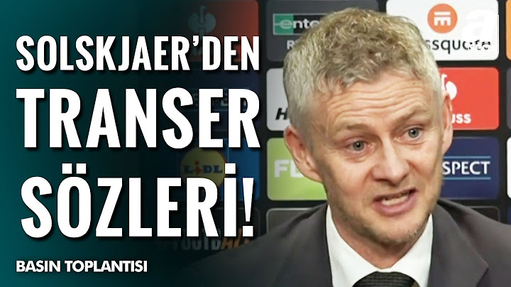 Beşiktaş 4-1 Athletic Bilbao Ole Gunnar Solskjaer Maç Sonu Basın Toplantısı / A Spor / Avrupa Gecesi
