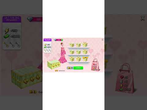 Opening boxes mini game Valentine’s Day Super Stylist