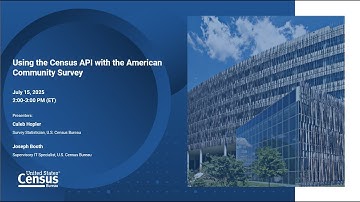 Using the Census API with the American Community Survey