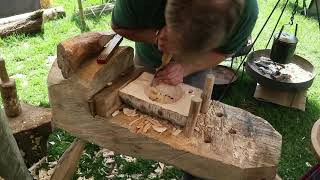 Bowl-Carving Demonstration at the Bushcraft Show 2019
