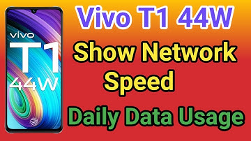 Vivo T1 44W Show Daily Data Usage kaise kare | How To Show Daily Data Usage Setting In Vivo T1 44W