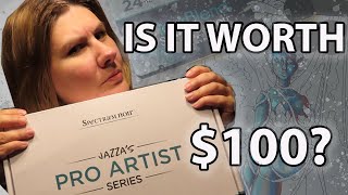 Is the Jazza Pro Artist box worth it? (unboxing, reaction, and coloring)