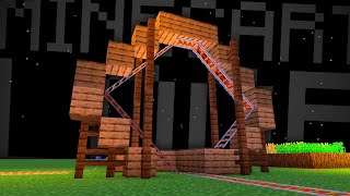 I Built a Working Minecart LOOP [Immersive Portals Experiment]