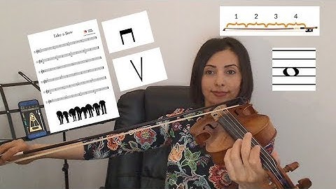Take a Bow - [Open String Violin Music] - Video Lesson