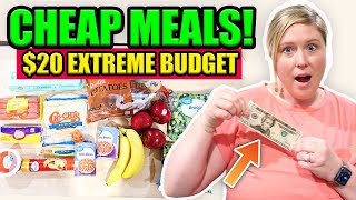 $20 EXTREME Budget Meals!Feed Your Family for $1.66 a Meal!