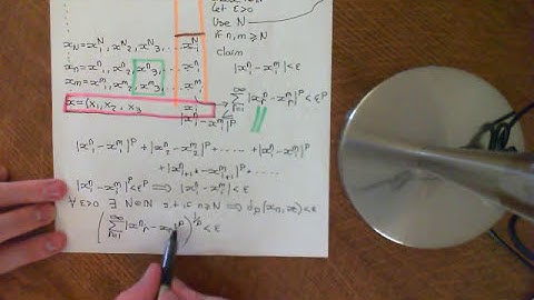 Completeness of Lp Part 2