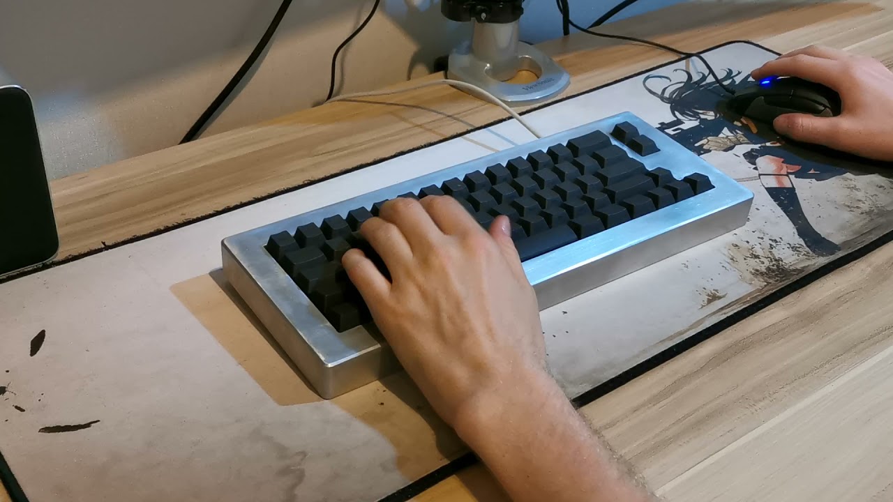 Yui660c Wedge Bottom v2 Prototype Typing Test 1.11.2021