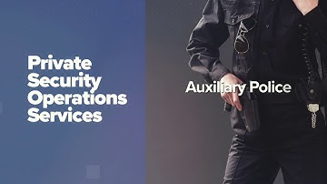 ISO 18788 Management System for Private Security Operations (SOMS)