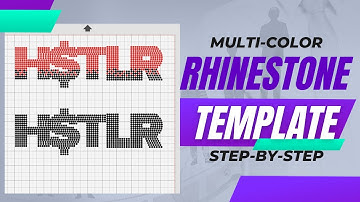 Multi-Color Rhinestone Template